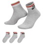 Шкарпетки Nike U NK NSW EVERYDAY ESSENTIAL AN 3PR DX5080-050 46-50 3 пари Сірі (196148786071)