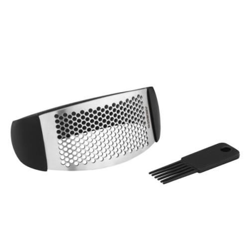 Прес для часнику Ardesto Gemini, 12см, нержавіюча сталь, пластик, чорний (AR7002B)