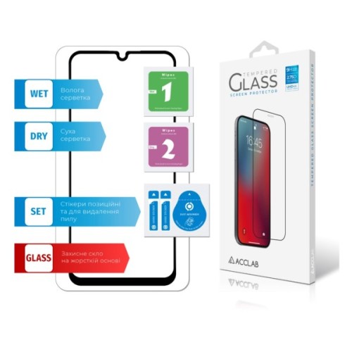 Скло захисне ACCLAB Full Glue Samsung A24 5G (1283126573682)