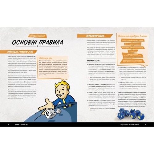 Настільна гра 18+ Geekach Games Fallout. Настільна рольова гра - Швидкий старт (укр.) (GKRP0014/GKRP0016dg)