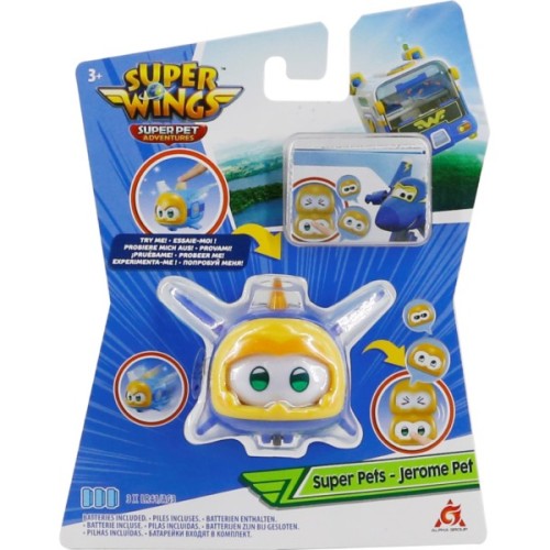 Фігурка Super Wings Super Pet Джером улюбленець (Jerome pet), світло (EU770413)