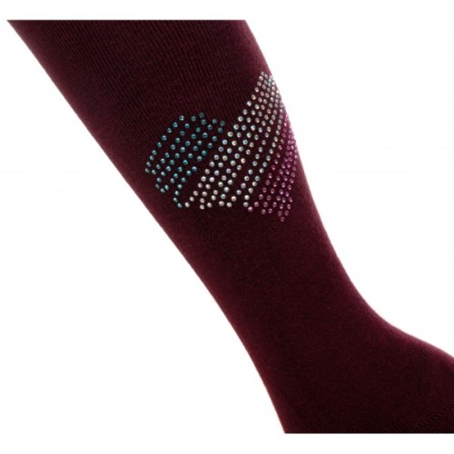 Колготки дитячі BNM з серцем з страз (M0C0302-2032-13G-red)