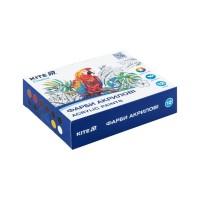 Акрилові фарби Kite Creative 12 кольорів, 20 мл (K-275)