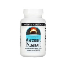Вітамінно-мінеральний комплекс Source Naturals Аскорбіл Пальмітат, 500 мг, Ascorbyl Palmitate, 90 капсул (SNS-01616)