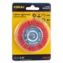 Щітка для електроінструменту Sigma дротяна дископодібна 75мм хвостовик 6мм нейлонова 9013271 (9013271)