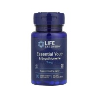 Вітамінно-мінеральний комплекс Life Extension L-ерготіонеїн та молодість, 5 мг, Essential Youth L-Ergothioneine, 30 вег (LEX-24313)