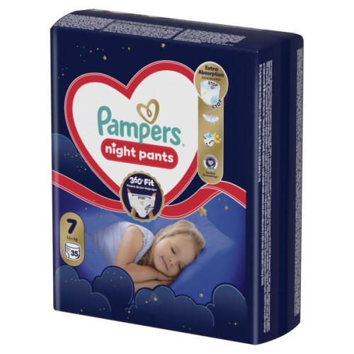 Підгузки Pampers Night Pants Розмір 7 (15+ кг) 35 шт (8006530320573)