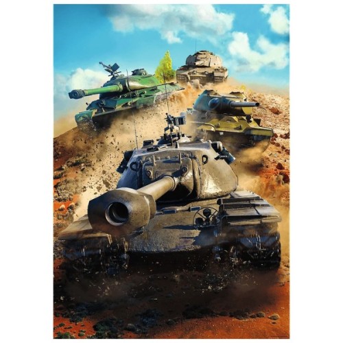 Пазл Trefl World of Tanks: Танки в бою 1000 елементів (5900511109436)