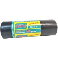 Пакети для сміття Grey Pack Міцні 240 л 10 шт. (l24010)