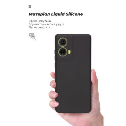 Чохол до мобільного телефона Armorstandart ICON Motorola G85 5G Camera cover Black (ARM77297)