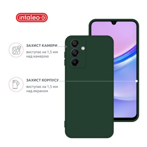 Чохол до мобільного телефона Intaleo SoftShell Samsung Galaxy A16 Dark Green (1283126609558)