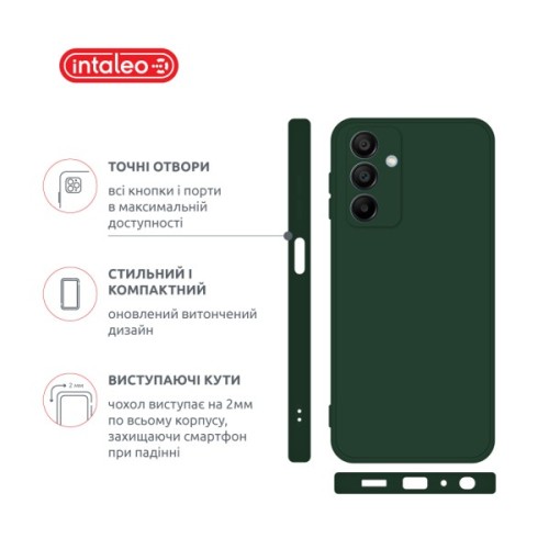 Чохол до мобільного телефона Intaleo SoftShell Samsung Galaxy A16 Dark Green (1283126609558)