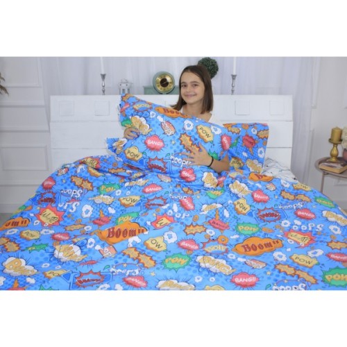 Постільна білизна MirSon Бязь 17-0511 Bombs Сімейний 160x220 (2200003634006)