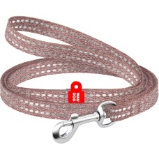 Повідець для котів WAUDOG Re-cotton світловідбивний XS 200х1 см коричневий (16446)