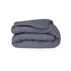 Ковдра MirSon зимова Шовкова Супер Тепла №9003 Eco Light Gray 200x220 см (2200005993514)