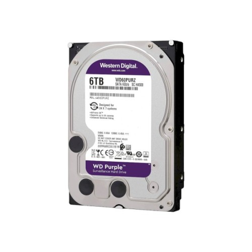 Жорсткий диск 3.5" 6TB WD (WD64PURZ)