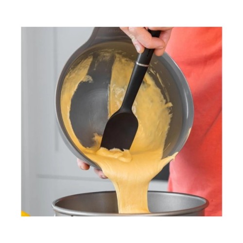 Лопатка кухонна KitchenAid Classic для тіста 30 см чорний (KHH030OHOBE)