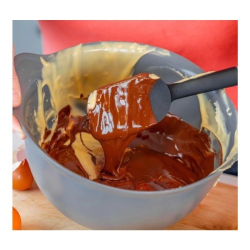 Лопатка кухонна KitchenAid Classic для тіста 30 см чорний (KHH030OHOBE)