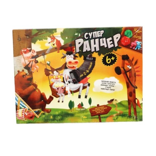 Настільна гра Danko Toys Супер Ранчер, українська (G-SR-01-01U)