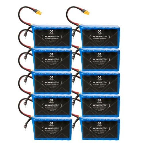 Акумуляторний блок Vinga Li-Ion 6S3P 15000mAh коробка 10 шт (JHY Li-Ion 21700 5000mAh) (V6S3P-10PCS-15000MAH)