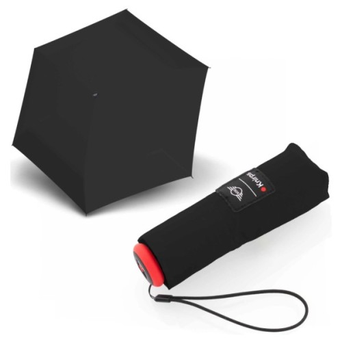 Парасоля Knirps Mini Midnight Black механічна складана (Kn95-8010-1001)