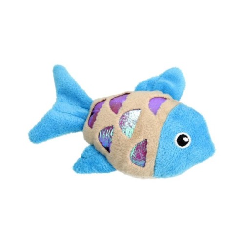 Іграшка для котів Hippie Pet Рибка синя 11.5 см (HIPCT21035M)