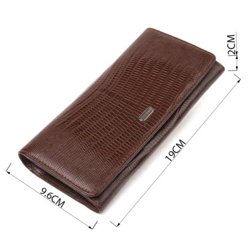 Гаманець Canpellini З натуральної шкіри Коричневий (21607)