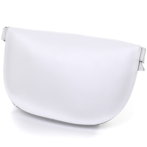 Сумка Shvigel Шкіряна бананка Біла (16384)