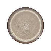 Тарілка Ardesto Bolzano, 26.6см, кераміка, чорно-коричневий (AR2927BB)