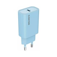 Зарядний пристрій Canyon 30CL OnCharge USB-C PD30W Light Blue (CNE-CHA30CLLBL)