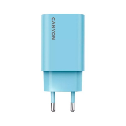 Зарядний пристрій Canyon 30CL OnCharge USB-C PD30W Light Blue (CNE-CHA30CLLBL)