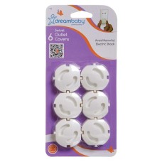 Заглушка для розетки DreamBaby велика EURO 6 шт (G140)