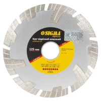 Круг відрізний Sigma алмазний Глибокий різ 125x22.2мм (1923031)