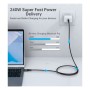 Дата кабель USB-C to USB-C 2.0m USB4 Gen 3 240W 8K Choetech (XCC-1042)