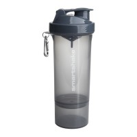 Шейкер спортивний SmartShake Slim 500ml Gray (10252901)