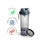 Шейкер спортивний SmartShake Slim 500ml Gray (10252901)