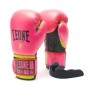Боксерські рукавички Leone GN313 Waves Fuxia 12 унцій (капа в комплекті) (GN313_Fuxia_12oz)