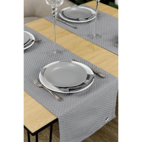 Серветка на стіл Прованс Merry Christmas сіра 35x45 см (4823093448780)