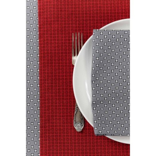 Серветка на стіл Прованс Merry Christmas сіра 35x45 см (4823093448780)