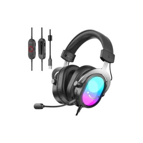 Навушники Fifine H16 7.1 RGB Black (H16)