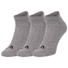 Шкарпетки Head Sneaker 3P Unisex 761010001-400 3 пари Сірий 35-38 (8718824272436)