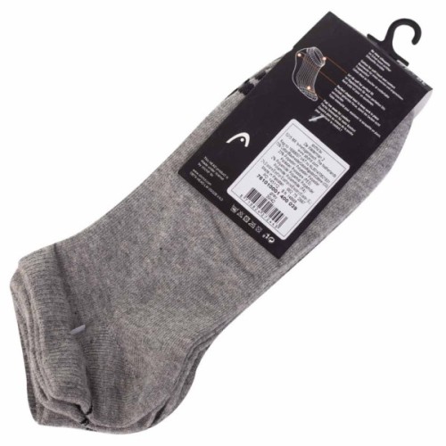 Шкарпетки Head Sneaker 3P Unisex 761010001-400 3 пари Сірий 35-38 (8718824272436)