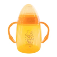 Поїльник-непроливайка Baby Team З силіконовим спаутом і ручками 250 мл (4824428050043)