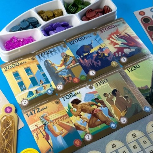 Настільна гра Lord of Boards Мандрівки віхами історії (Trekking Through History) (укр.) (LOB2328UA)