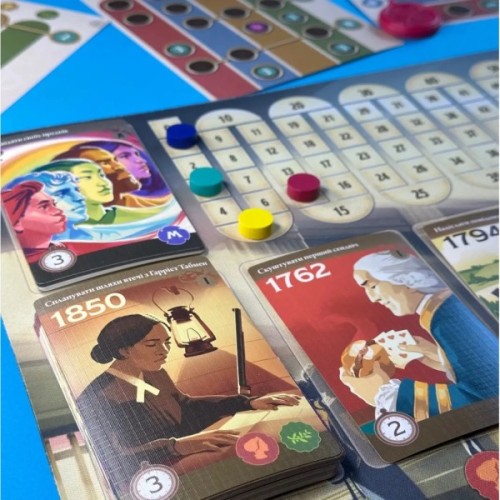 Настільна гра Lord of Boards Мандрівки віхами історії (Trekking Through History) (укр.) (LOB2328UA)