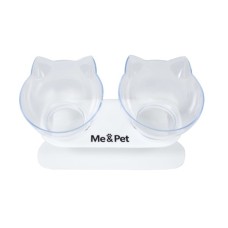 Посуд для котів Me&Pet Миски з підставкою прозорі (NMP060)