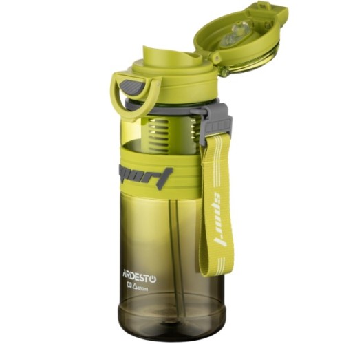 Пляшка для води Ardesto Urban 850мл, пластик, зелений (AR2285UE)