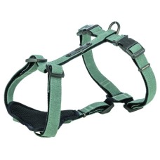 Шлея для собак Trixie CityStyle H-harness Бавовна M–L 52–75 см 20 мм Світло-зелена (4053032682641)
