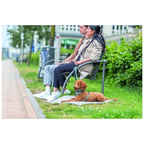 Шлея для собак Trixie CityStyle H-harness Бавовна M–L 52–75 см 20 мм Світло-зелена (4053032682641)