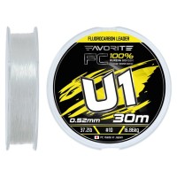 Флюорокарбон Favorite U1 FC 30m 10/0.52mm 37.2lb/16.86kg (1693.12.21)